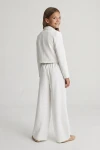 slávnostný dievčenský komplet emi v bielej farbe na prijímanie kompletný styling, slávnostný komplet pre dievča, ladiace doplnky, ZOYA Fashion