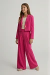 slávnostný dievčenský komplet emi v fuchsiovej farbe, dievčenský komplet ZOYA Fashion, komplet na prijímanie, slávnostný komplet pre dievča, slovenské detské oblečenie, ZOYA Fashion Slovensko